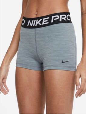 Nike Pro Women’s Dri-FIT Gray 3” Athletic Shorts | Size Small